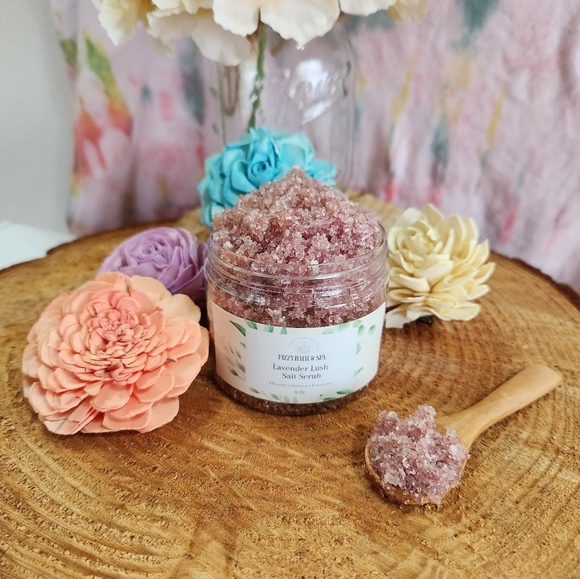 Hand Crafted Other - Handmade Lavender Lush‎ Salt Scrub